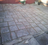 re-pointed patio